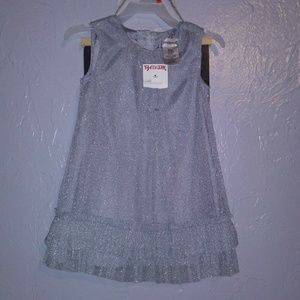 NWT Savannah toddler party dress SIZE 18M SILVER